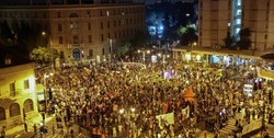 بازداشت ۵۵ نفر در جریان حمله پلیس به معترضان ضد نتانیاهو