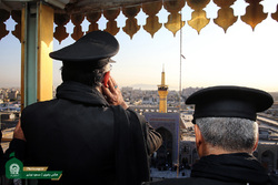 آیین سنتی صلات در حرم مطهر رضوی اجرا می شود