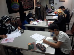 رقابت ۳۰۰ هنرمند اسلامشهری در ماراتن انجمن خوشنویسان ایران