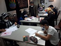 رقابت ۳۰۰ هنرمند اسلامشهری در ماراتن انجمن خوشنویسان ایران