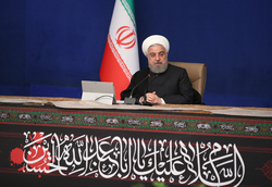 روحانی: ایستادگی ملت هر روز شکستی تازه به امریکا می‌دهد