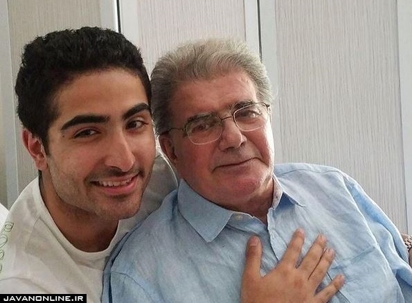 محمدرضا شجریان در کنار پسرش +عکس