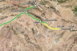 خط آهن خواف به هرات اتصال ايران به شرق آسيا