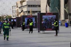توزیع بیش از ۴ هزار ماسک میان زائران توسط اعضا گروه دوام ثامن