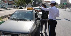 جمع‌آوری تابلو‌های «آژانس» از روی سقف خودرو‌های شخصی