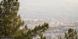 تداوم آلودگی هوا در تهران دوشنبه ۲۱ مهر ۹۹