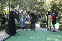 مسابقات مینی‌گلف جام رسانه برگزار شد