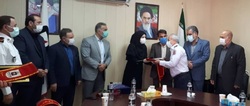 تجلیل اعضای شورای اسلامی شهر اسلامشهر از پرسنل آتش نشانی