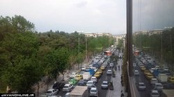 ترافیک سنگین در آزادراه کرج-تهران شنبه ۱۰ آبان
