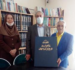 دیدار معاون امور فرهنگی و رسانه ای اداره کل فرهنگ و ارشاد اسلامی با پیشکسوت رسانه البرز