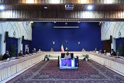 ماسک چند لایه بر چهره مسئولان مقابله با کرونا!