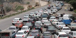 ترافیک «سنگین» در چالوس و آزادراه کرج_ تهران