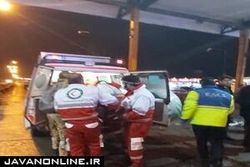 تصادف اتوبوس و کامیون در قزوین حادثه آفرید +عکس