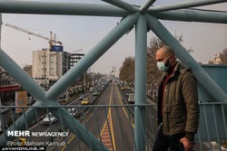کیفیت هوای تهران دوشنبه ۲۴ آذر ۹۹