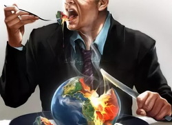 گرسنه با جهانی و سیر با نانی!