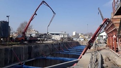آغاز بتن‌ریزی فونداسیون اصلی محل استقرار TBM در ایستگاه کهندژ