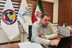 حضور طباطبایی در جلسه آنلاین با رئیس فدراسیون جهانی کاراته