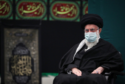 عزاداری ایام فاطمیه با حضور رهبر انقلاب