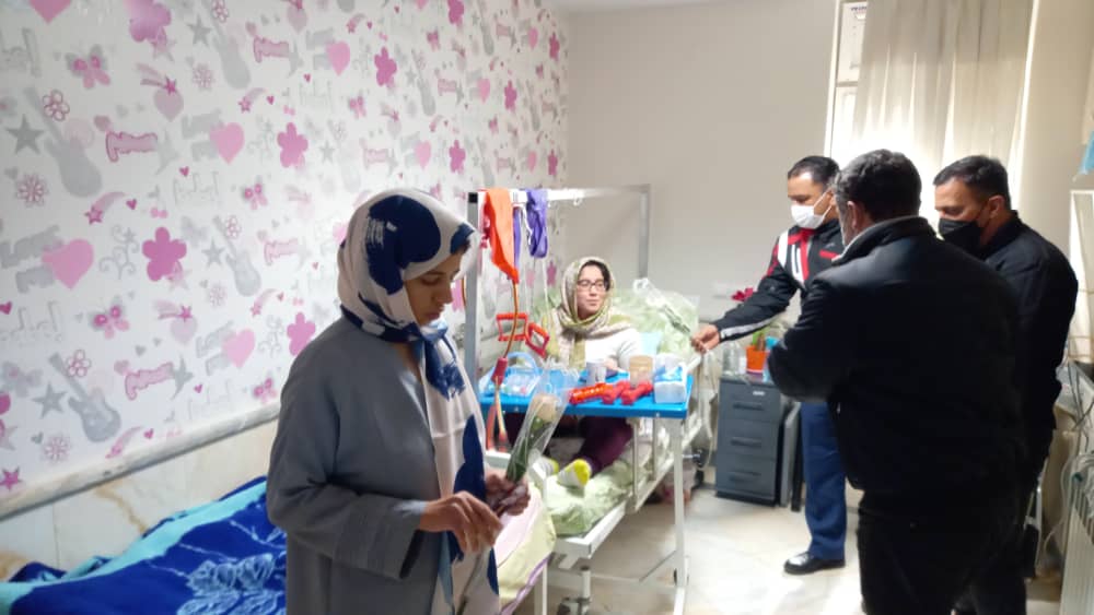 دیدار سردار یزدانی ازمرکز توانبخشی جسمی حرکتی دختران باغ فرشته به همراه کانون موتورسواران و ورزشکاران