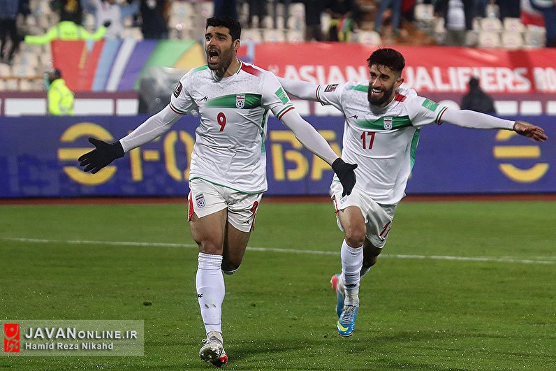 دیدار تیمهای فوتبال ایران و عراق