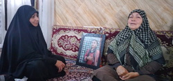 پسرم شب ۲۳ماه رمضان سرباز بی‌بی‌زینب (س) شد