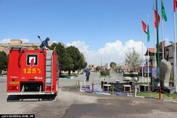 وجود بیش از ۱۰۰۰ خودرو و ۴۰ نردبان و بالابر در آتش‌نشانی تهران