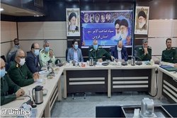 معارفه جانشین جدید قرارگاه پیشرفت و آبادانی سپاه قزوین