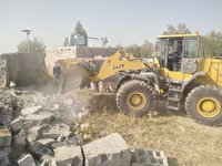 آزاد سازی بیش از 61 هکتار از اراضی بستر رودخانه های استان قزوین