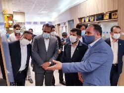 بازديد رئيس سازمان استاندارد از نمایشگاه صنایع کوچک قزوین