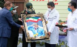 با حضور فرمانده کل سپاه؛ مراسم تجلیل از جواد فروغی قهرمان المپیک برگزار شد
