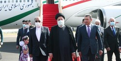 آیت‌الله رئیسی وارد تاجیکستان شد