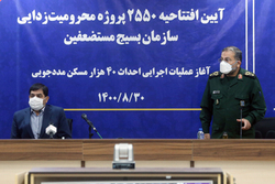 افتتاح ۲۵۵۰ پروژه محرومیت‌زدایی بسیج