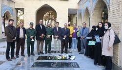 دیدار مسئولان کانون تکواندوی سپاه حضرت محمد رسول الله (ص) تهران بزرگ با خانواده شهید اسرافیل شیخی