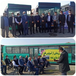 بازگشت 8 دستگاه اتوبوس فرسوده بازسازی شده به ناوگان حمل و نقل بار و مسافر شهرداری ملارد