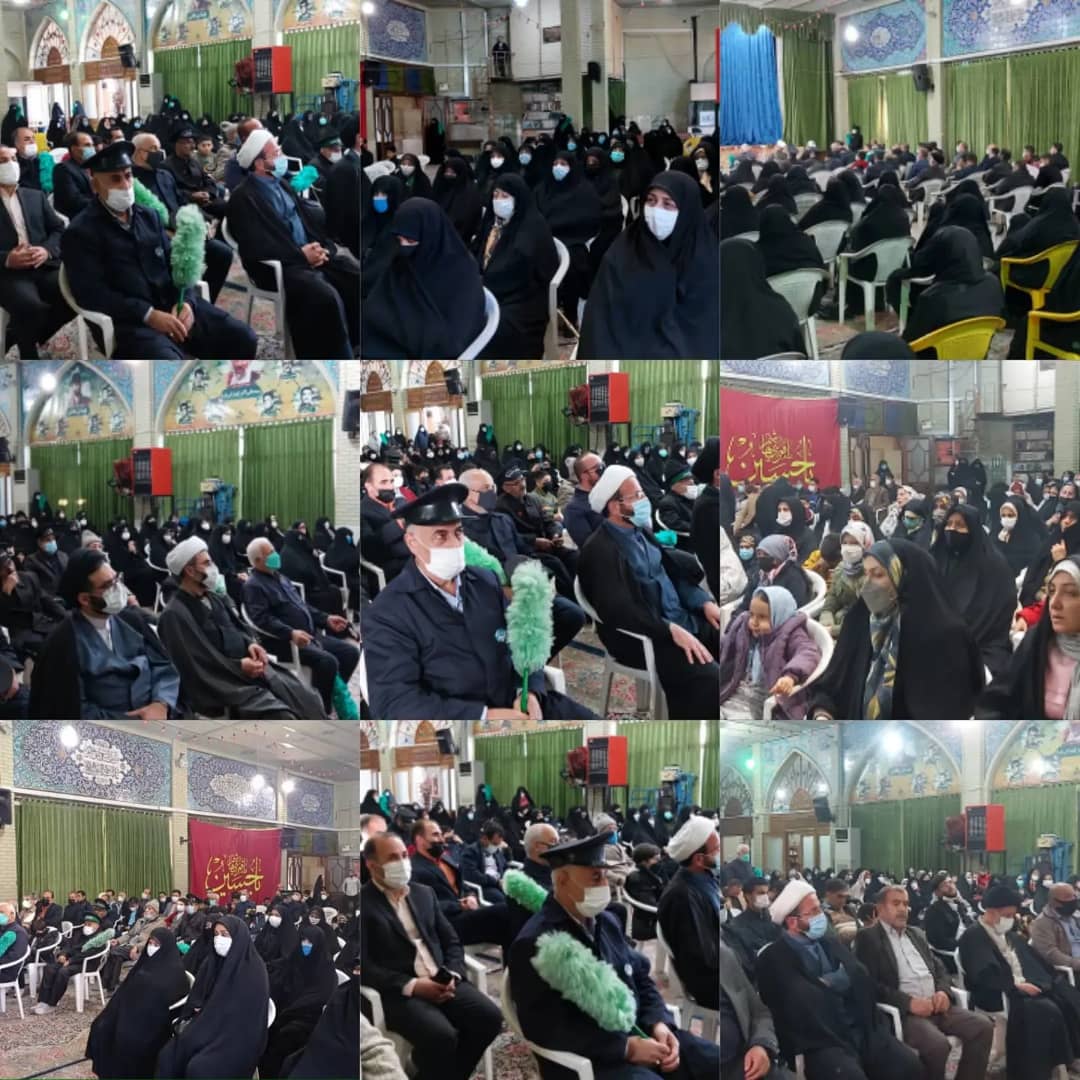 ويژه برنامه اي بمناسبت ميلاد حضرت زينب (س)  در آستان مقدس امامزاده حسین(ع) برگزارشد