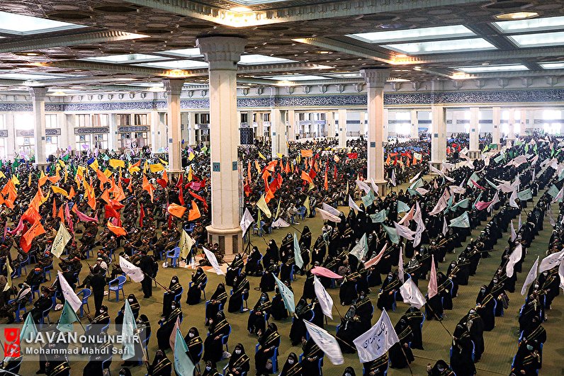 اجتماع ۵ هزار نفری بسیجیان تهران بزرگ