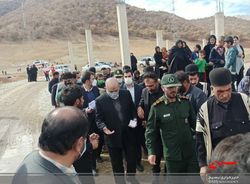 بازدید مناطق زلزله‌زده کوهرنگ
