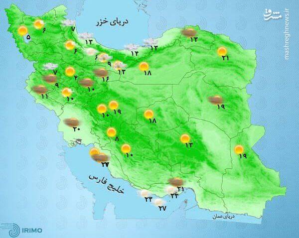 شاخص کیفیت هوای تهران چند شد؟