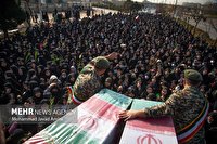 تشییع و تدفین شهدای گمنام در چهار منطقه تهران