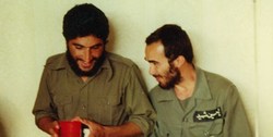 شوخی احمد کاظمی و حسین خرازی در نزدیکی خرمشهر