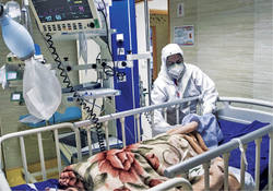 رشد شیوع کرونا با شیب ملایم