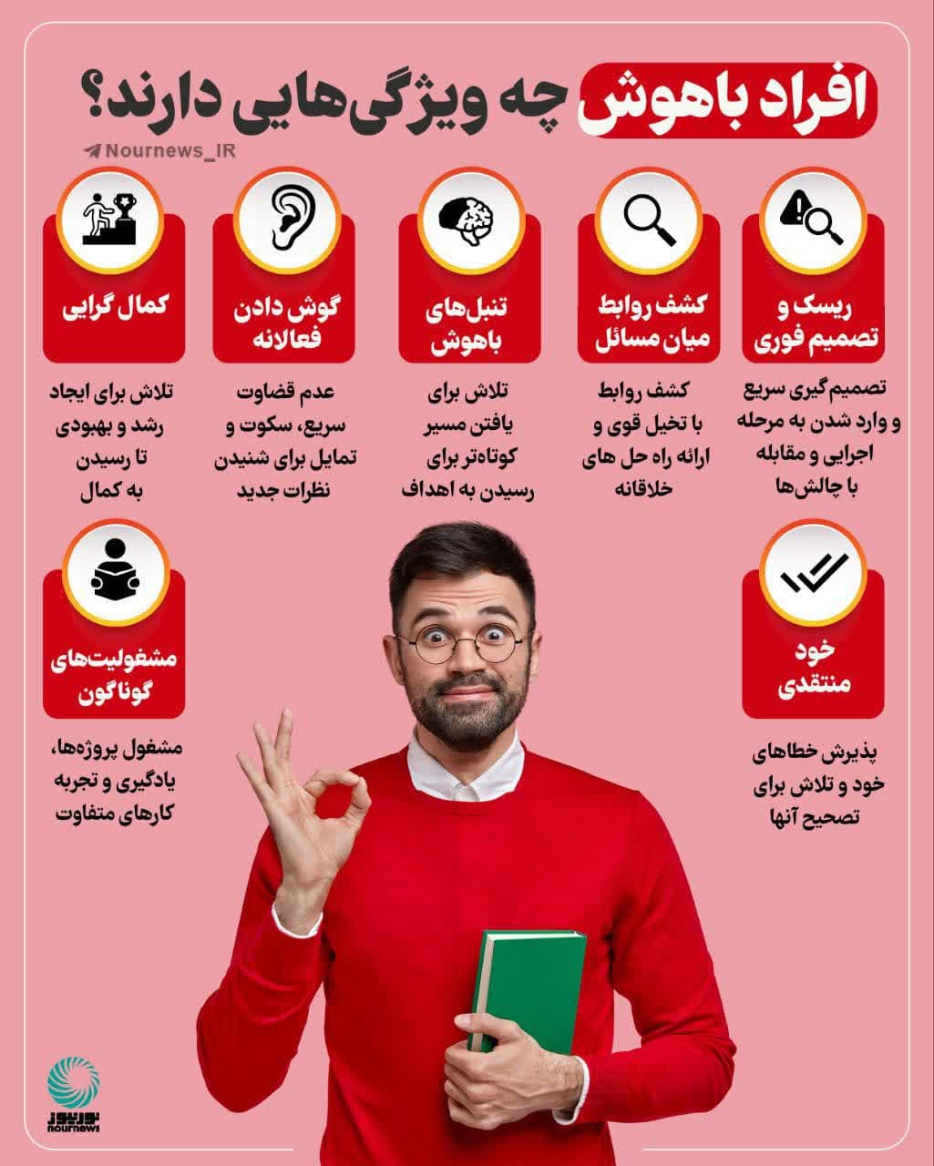 افراد باهوش چه ویژگی هایی دارند