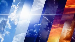 آسمان مناطقی از نیمه غربی و مرکز کشور غبار آلود می‌شود