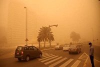 طوفان‌های شدید گرد و خاک در عراق و تدابیر بهداشتی مقامات بغداد