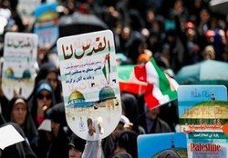 راهپیمایی روز جهانی قدس در تهران/ رونمایی از موشک «خیبرشکن»