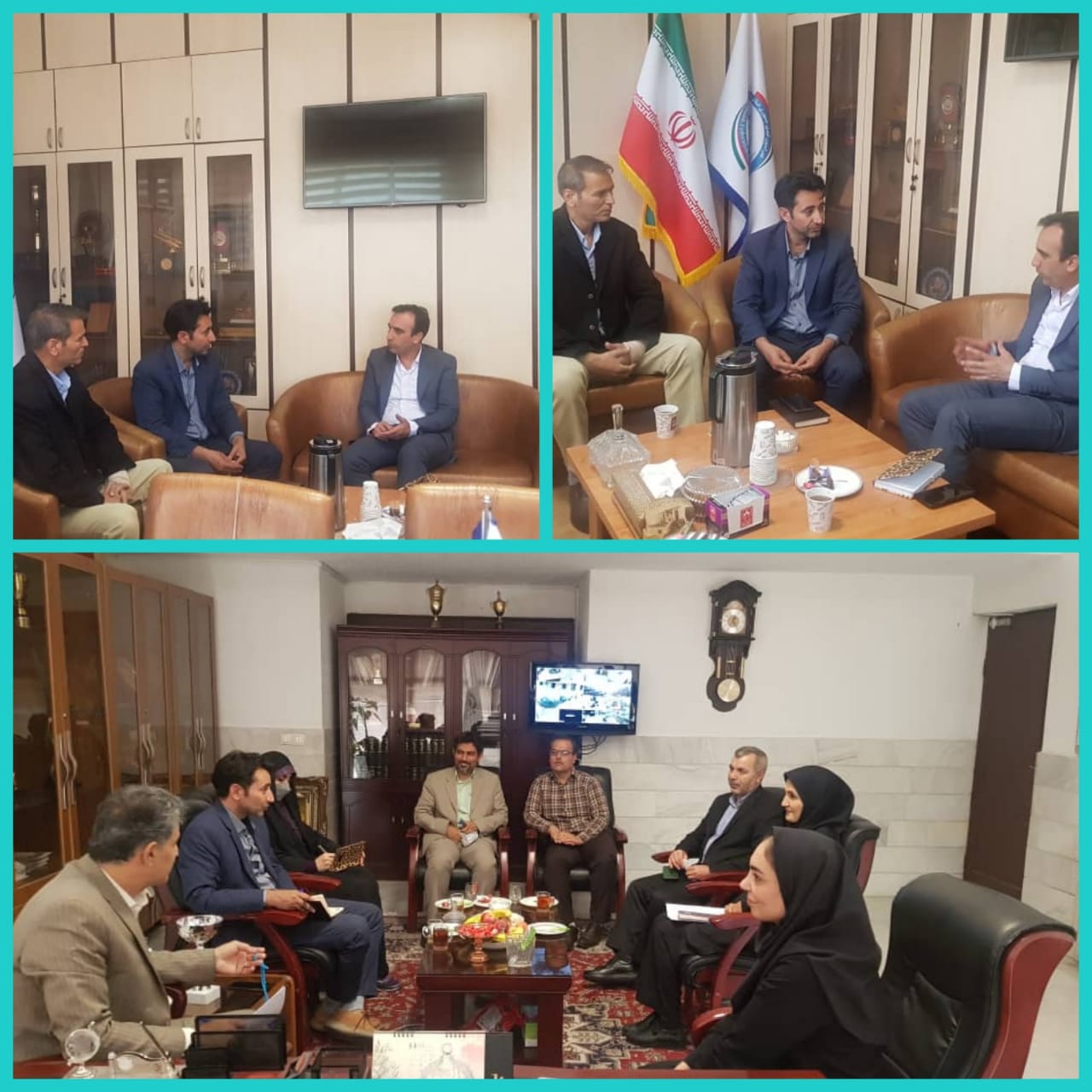 دیدار سرپرست اداره کل تربیت بدنی دانشگاه علمی کاربردی با روسای فدراسیون&zwnj;های شطرنج و کبدی