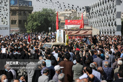 صبح سوم خرداد، پرچم شهادت در میدان امام حسین (ع) بلند بود