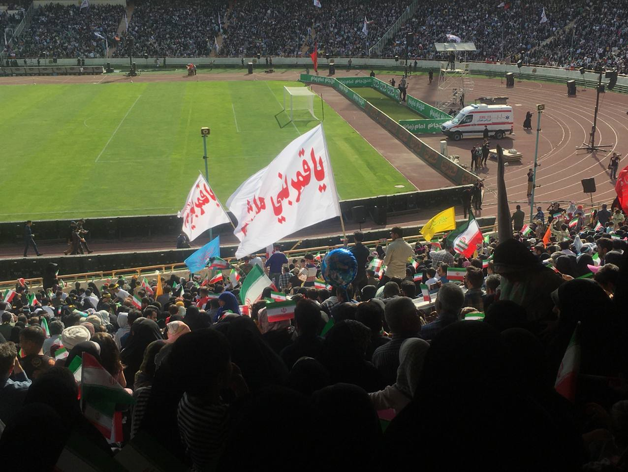 اجتماع ۱۰۰ هزار نفری «سلام فرمانده» تا دقایقی دیگر در تهران آغاز می‌شود +عکس