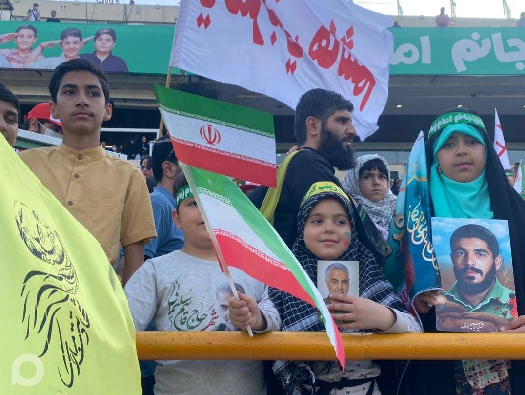 اجتماع ۱۰۰ هزار نفری «سلام فرمانده» در ورزشگاه آزادی تهران +عکس