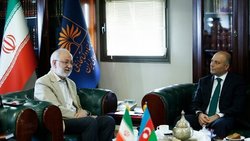 وزیر فرهنگ جمهوری آذربایجان با رئیس سازمان اسناد و کتابخانه ملی ایران دیدار کرد